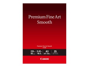 Canon Premium Fine Art FA-SM2 - photo paper - smooth - 25 sheet(s) - A3 - 310 g/m²