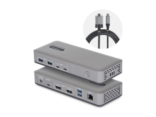 Startech - docking station - USB-C 3.2 Gen 2 - 2 x DP - 1GbE