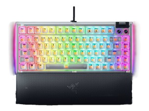 Razer BlackWidow V4 - Phantom White Edition - keyboard - 75% - QWERTY - US - white Input Device