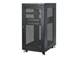 Startech 24U Server Rack Cabinet, 4-Post Adjustable Depth (2" to 30") Network Equipment Rack Enclosure w/Casters/Cable Management/Shelf/Locking Dell PowerEdge, HP ProLiant ThinkServer - 24U Rack Cabinet (RK2433BKM) - rack - 24U