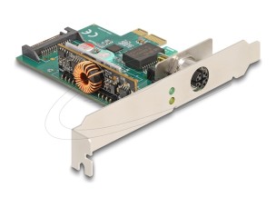 Delock - network adapter - PCIe 2.1 - 10/100/1000/2500Base-T (PoE+) x 1