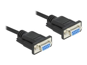 Delock - serial cable - DB-9 to DB-9 - 2 m