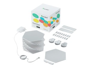 Nanoleaf Shapes Starter Kit - wireless lighting set - LED x 15 - 2 W - RGBW light - 1200-6500 K - hexagon