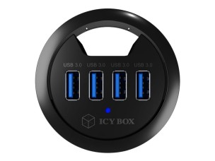 ICY BOX IB-HUB1403 - hub - 4 ports