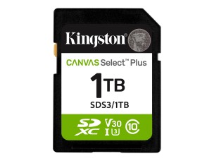 Kingston Canvas Select Plus - flash memory card - 1 TB - SDXC UHS-I