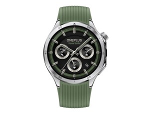OnePlus Watch 3 - silver stainless steel - smart watch with strap - 32 GB - emerald titanium