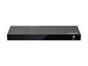 MicroConnect - video/audio splitter - 8K60Hz, HDCP 2.3, with remote control - 5 ports