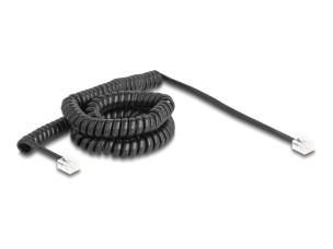 Delock phone cable - 5 m - black
