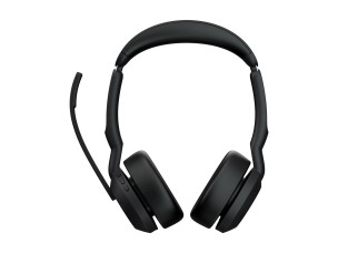Jabra Evolve2 55 MS Stereo - headset - USB-C - with charging stand