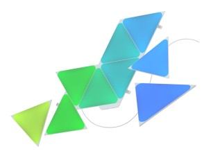Nanoleaf Shapes Smarter Kit - wireless lighting set - LED x 15 - 1.7 W - 16 million colours - 1200-6500 K - triangle