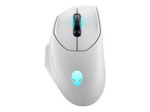 Alienware AW620M - mouse - USB, 2.4 GHz - lunar light