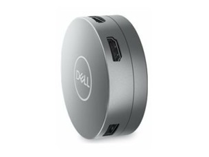 Dell 6-in-1 Multiport Adapter DA305 - docking station - USB-C - HDMI, DP, USB-C - 1GbE