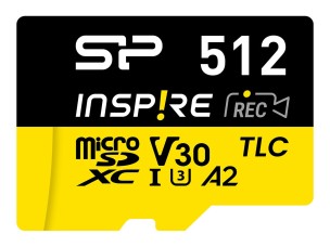 SILICON POWER Inspire - flash memory card - 512 GB - microSDXC UHS-I U3