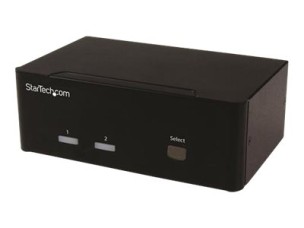 Startech 2 Port VGA KVM Switch - Dual VGA - Hot-key & Audio Support - 1920x1200 KVM Switch - KVM Video Switch (SV231DVGAU2A) - KVM / audio / USB switch - 2 ports