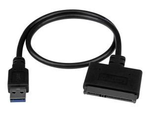 Startech USB 3.1 to 2.5" SATA Hard Drive Adapter - USB 3.1 Gen 2 10Gbps with UASP External HDD/SSD Storage Converter (USB312SAT3CB) - storage controller - SATA 6Gb/s - USB 3.1 (Gen 2)