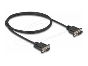 Delock - serial cable - DB-9 to DB-9 - 1 m