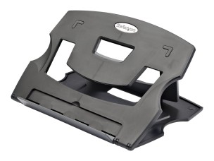 Startech Portable Laptop Stand - Adjustable Laptop Stand - Ergonomic Laptop Desk Stand - Laptop Riser for Desk (LTRISERP) - notebook / tablet stand - TAA Compliant