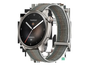 Amazfit Balance - aluminium alloy - smart watch with strap - sunset gray