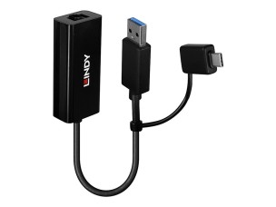 Lindy - network adapter - USB 3.2 Gen 1 - Gigabit Ethernet x 1