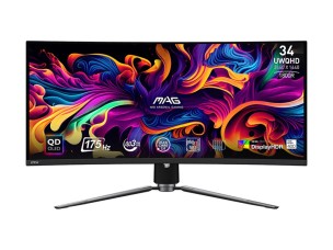 MSI MAG 341CQP QD-OLED - OLED monitor - curved - 34.2" - HDR
