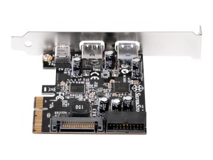 SilverStone ECU05 - USB adapter - PCIe 2.0 x2 - USB-C 3.1 x 1 + USB 3.0 x 2 + USB 3.0 (internal) x 2