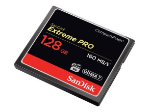 SanDisk Extreme PRO - flash memory card - 128 GB - CompactFlash
