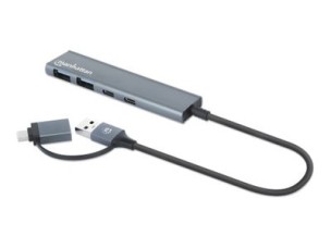 Manhattan - docking station - USB-C / USB-A