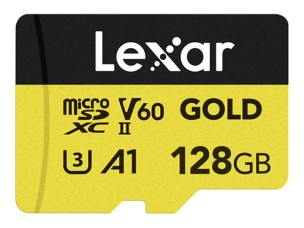 Lexar Professional GOLD Series - flash memory card - 128 GB - microSDXC UHS-II
