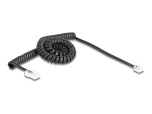 Delock phone cable - 3 m - black