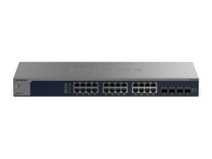 NETGEAR Easy Smart XS724EM - v2 - switch - 28 ports - smart - rack-mountable