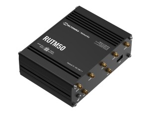 Teltonika RUTM50 - wireless router - Wi-Fi 5, LTE - 5G - DIN rail mountable, surface-mountable