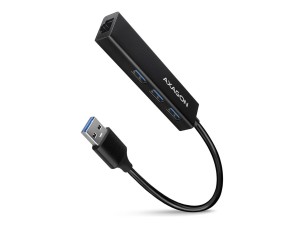 AXAGON HMA-GL3A - hub - with gigabit LAN - 3 ports