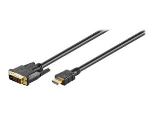 goobay adapter cable - HDMI / DVI - 3 m