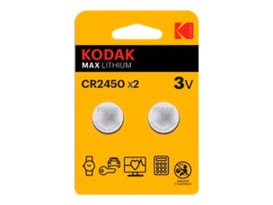 Kodak MAX KCR2450 battery - 2 x CR2450 - Li/MnO2