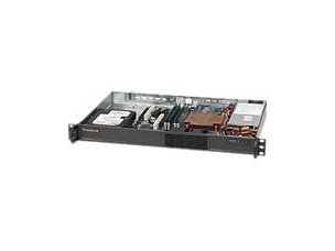 Supermicro SC510 203B - rack-mountable - 1U - micro ATX