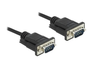 Delock - serial cable - DB-9 to DB-9 - 4 m