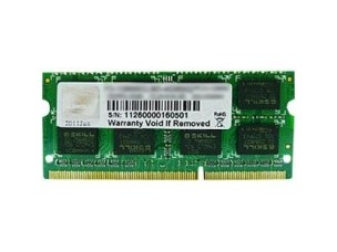 G.Skill SQ Series - DDR3 - module - 4 GB - SO-DIMM 204-pin - 1600 MHz / PC3-12800 - unbuffered