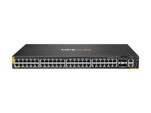 HPE Aruba Networking CX 6200F 48G Class4 PoE 4SFP+ 740W Switch - switch - Max. Stacking Distance 10 kms - 48 ports - Managed - rack-mountable