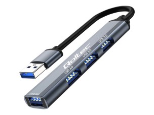 Qoltec - hub - 4 ports