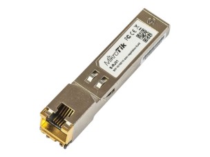 MikroTik S-RJ01 - SFP (mini-GBIC) transceiver module - 1GbE, 100Mb LAN, 10Mb LAN
