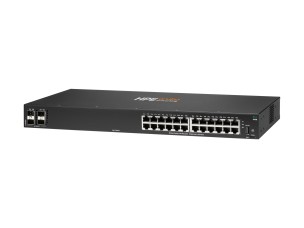HPE Aruba 6100 24G 4SFP+ Switch - switch - 28 ports - Managed - rack-mountable