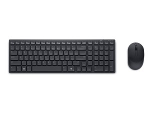 Dell Pro Compact Silent Keyboard and Mouse - KM555 - keyboard and mouse set - QWERTY - Russian - black Input Device