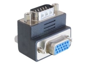 Delock Adapter VGA male / female 270° angled - VGA adapter
