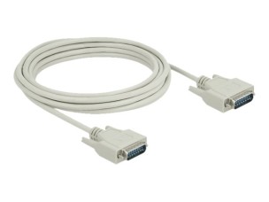 Delock - serial cable - 15 pin D-Sub (DB-15) to 15 pin D-Sub (DB-15) - 5 m
