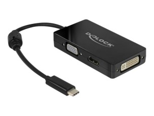Delock - external video adapter - black