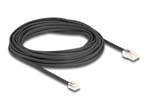 Delock phone cable - 10 m - black