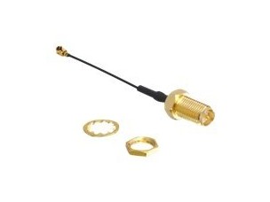Delock WLAN SMA antenna connection for installation - antenna connector - 5 cm