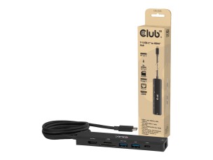 Club 3D - docking station - USB-C - HDMI - 1GbE