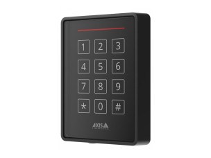 Axis A4120-E - RFID proximity reader / keypad - black, NCS S 9000-N