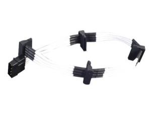SilverStone PP07 - power extension cable - 4 PIN internal power to SATA power - 30 cm